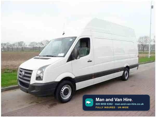 Man and Van Hire large panel van for removals